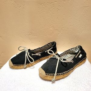 Sperry black boat shoes